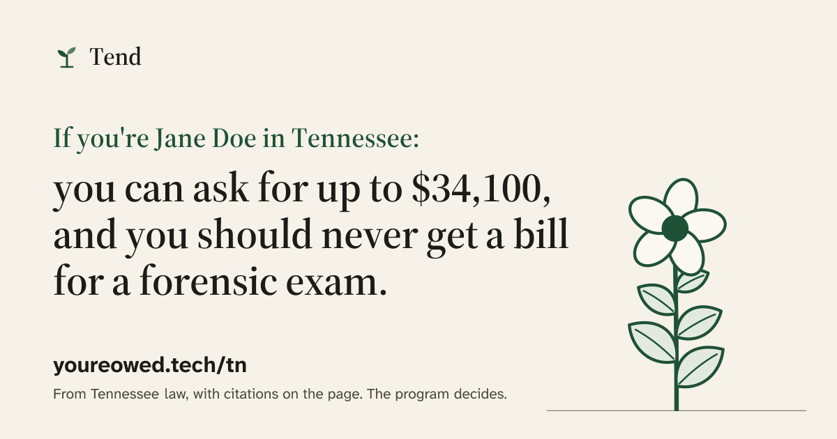 The share card for Tennessee, as it looks when the link is posted